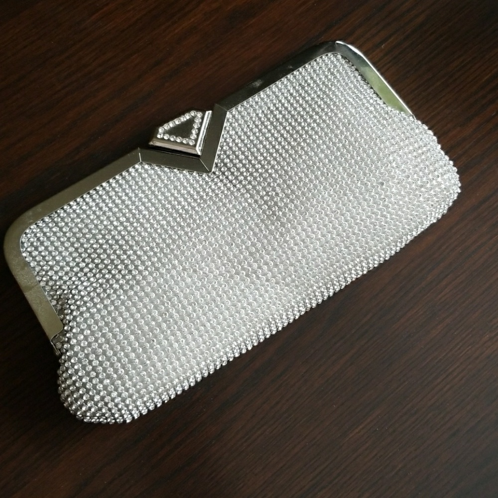 Rhinestone beaded evening bag NWT - Picture 2 of 8